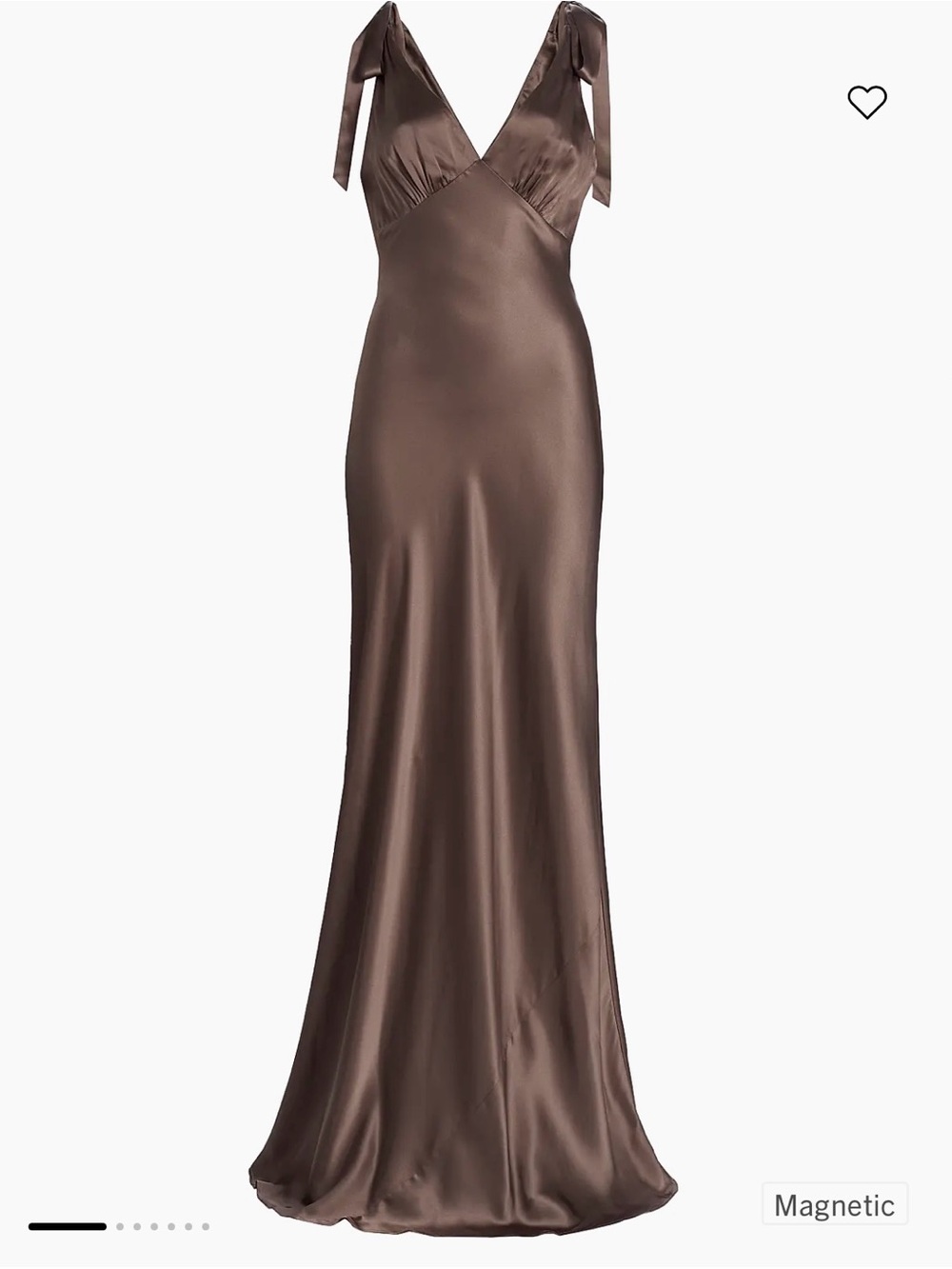 NWT Reformation Pernille Silk Maxi Dress